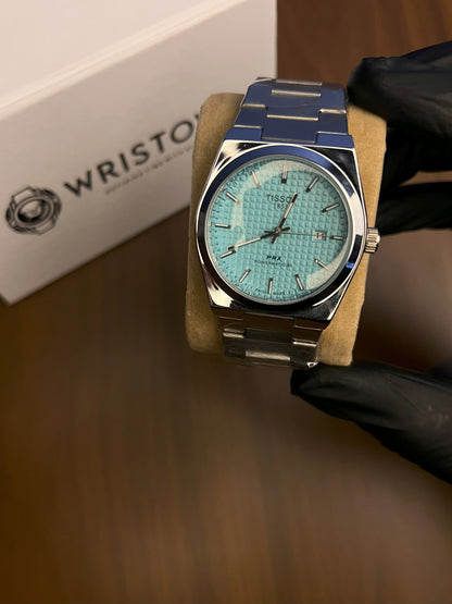 TISSOT PRX POWERMATIC Ice Blue Watch