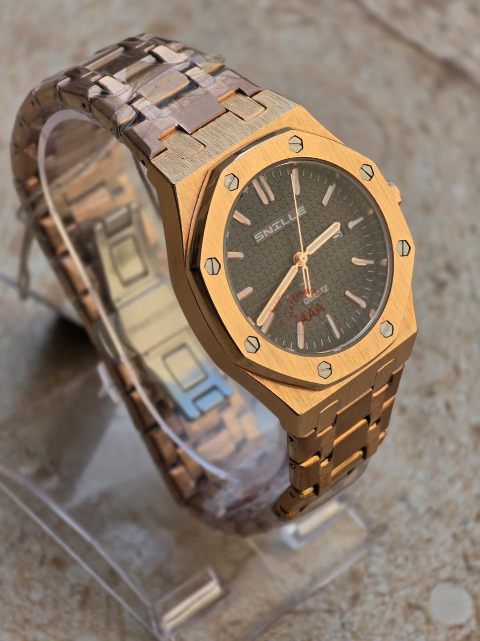 Audemars Puguet Watch for Men With Stainless Steel Belt