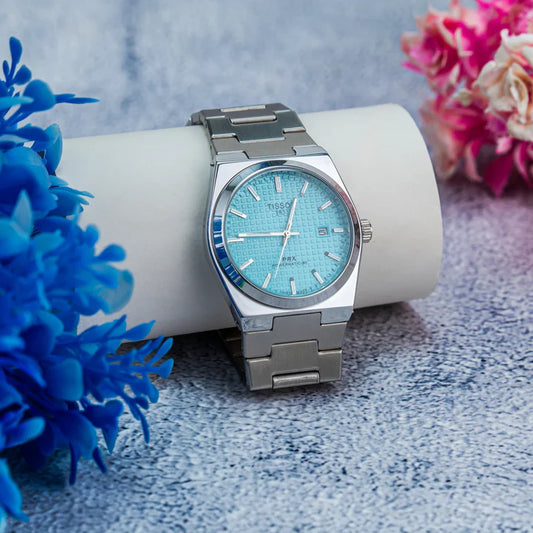 TISSOT PRX POWERMATIC Ice Blue Watch